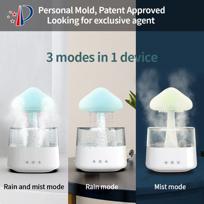 2-in-1 Aromatherapy Rain Cloud Humidifier