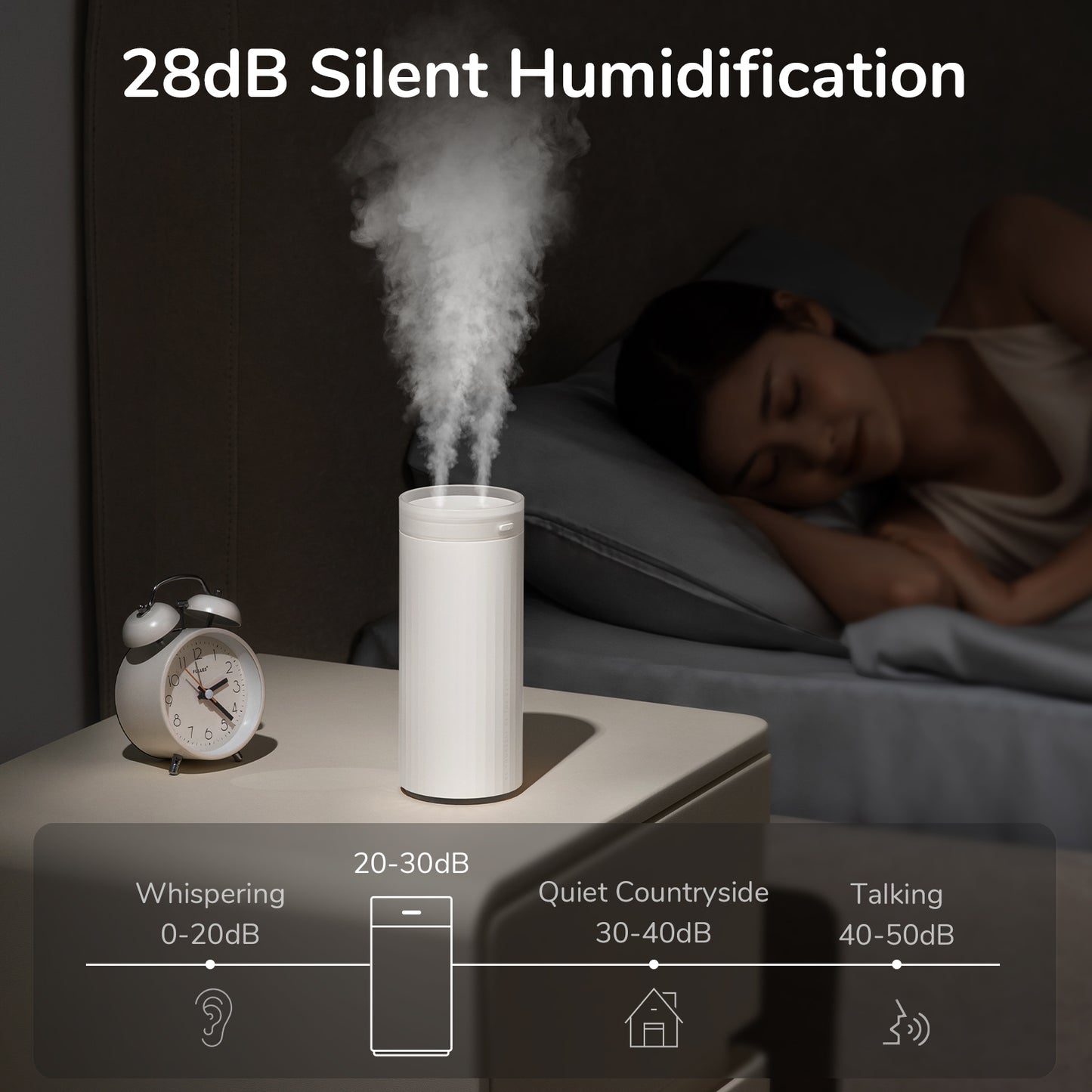 Small Night Light Desk Humidifier