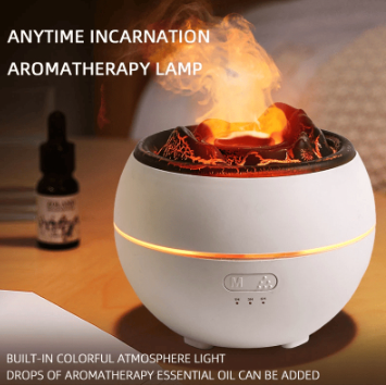 Ultrasonic Flame Aroma Diffuser