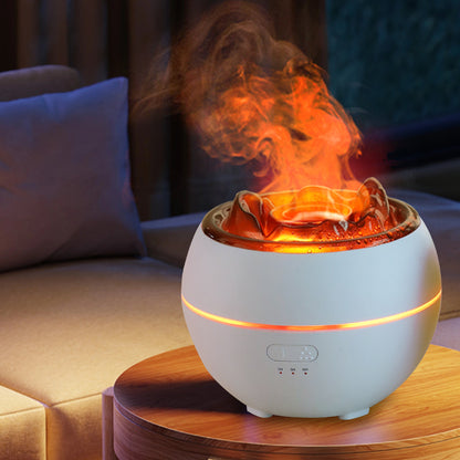 Ultrasonic Flame Aroma Diffuser