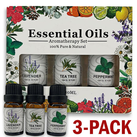 3-Pack Aromatherapy Essential Oils