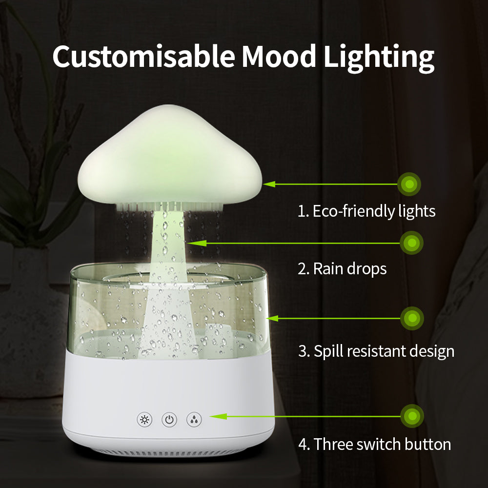 2-in-1 Aromatherapy Rain Cloud Humidifier