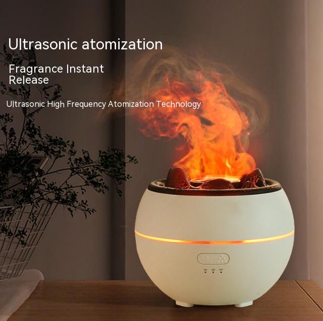 Ultrasonic Flame Aroma Diffuser