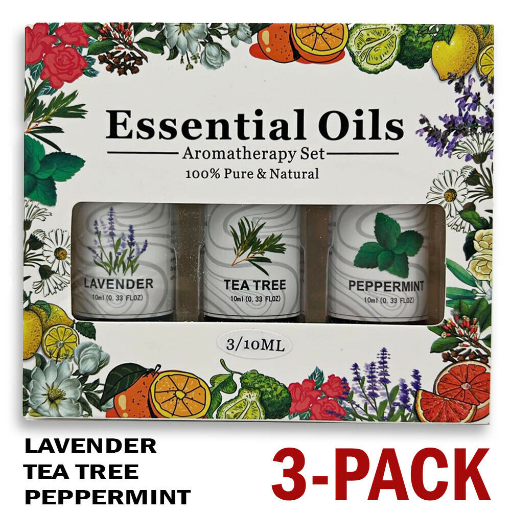 3-Pack Aromatherapy Essential Oils