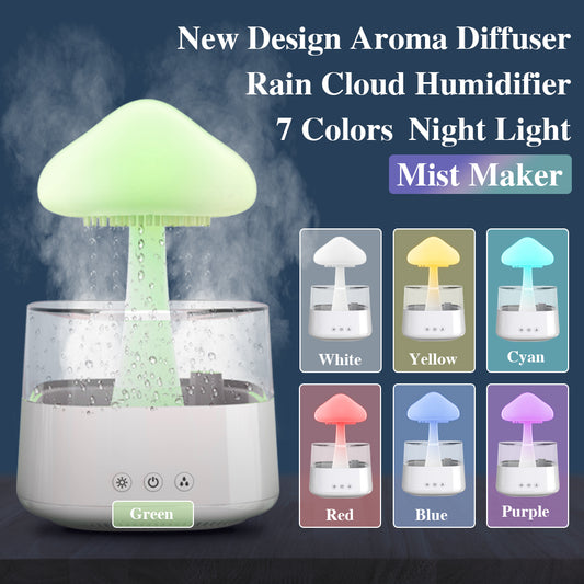 2-in-1 Aromatherapy Rain Cloud Humidifier